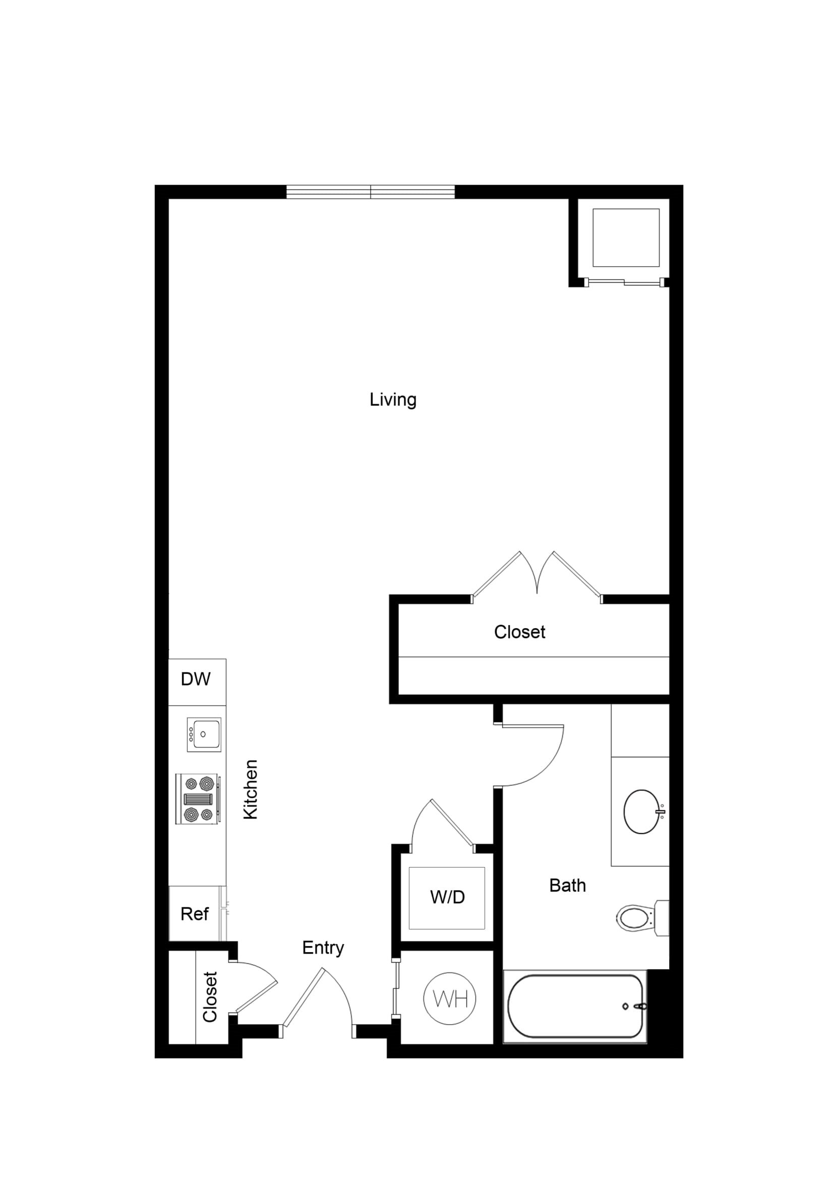Studio 0x1 S02A-1 Floor Plan Studio 0x1 S02A-1 Floor Plan